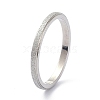 2mm Matte Plain Dome Finger Ring for Girl Women RJEW-C012-01F-P-3