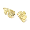 Bowknot Rack Plated Brass Stud Earrings for Women EJEW-Z051-08G-2