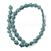 Synthetic Turquoise Beads Strands G-E456-35D-8x10mm-03-2