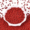 6/0 Baking Paint Glass Round Seed Beads SEED-S036-01C-15-2