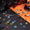 Luminous Eye Printed Glass Cabochons GGLA-PH0001-22B-2