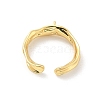 Brass Open Cuff Ring Settings KK-G518-08G-03-3