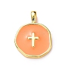 Brass Enamel Pendants KK-G417-01LG-01-1