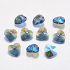 Faceted Glass Rhinestone Charms RGLA-F054-8x8-206PS-1