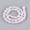 Handmade Foil Glass Beads Strands FOIL-Q002-05F-2