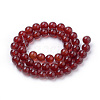 Natural Carnelian Beads Strands X-G-S259-32-8mm-2