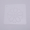 Matte PP Plastic Drawing Scale Template DIY-WH0210-49-1