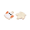 Halloween Theme Alloy Enamel Pendants ENAM-T020-07G-1