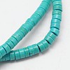 Dyed Synthetic Turquoise Beads Strands G-P083-6mm-83K-1