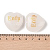 Natural Quartz Crystal Heart Engraving MBTI Figurines Statues for Home Office Desk Decorations X1-G-K353-05N-3