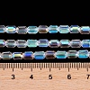 Electroplate Glass Beads Strands EGLA-D031-01Z-6