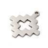 304 Stainless Steel Pendants STAS-S123-03P-09-2