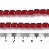 Opaque Glass Beads Strands LS-GLAA-G112-03M-4
