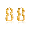 304 Stainless Steel Hoop Earrings STAS-OY016-78G-1