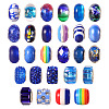 27Pcs 27 Style Acrylic & Resin & Polymer Clay Rhinestone European Beads FPDL-S015-05G-1