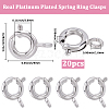 20Pcs Brass Spring Ring Clasps KK-BBC0027-68C-P-2