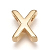 Brass Charms X-ZIRC-I037-01X-G-1