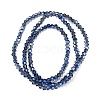 Transparent Electroplate Glass Beads Strands EGLA-A039-T2mm-UA10-2