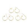 Brass Stud Earrings KK-P205-02G-1