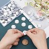 Fingerinspire 1 Box 60Pcs Self-Adhesive Acrylic Rhinestone Stickers DIY-FG0001-84A-3