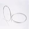 Tarnish Resistant 304 Stainless Steel Big Hoop Earrings EJEW-F105-13P-2