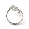 Non-Tarnish 201 Stainless Steel Finger Rings RJEW-H223-01P-11-4