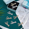 40Pcs 2 Colors Alloy Rhinestone Cabochons FIND-FH0010-89-5