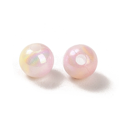 Opaque Acrylic Beads OACR-Z016-01B-08-1