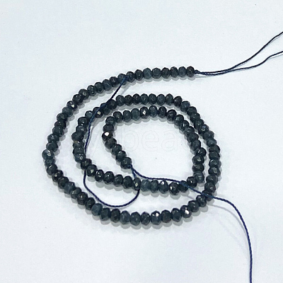 Dyed Natural Malaysia Jade Rondelle Beads Strands G-E316-2x4mm-35A-1