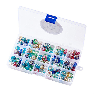 Glass European Beads GPDL-TA0001-01-1