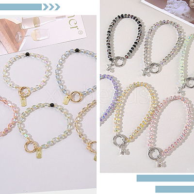 200Pcs 10 Colors Electroplate Glass Beads EGLA-PA0001-43A-1