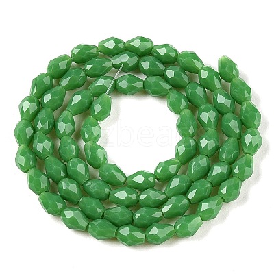 Opaque Solid Color Beads Strands EGLA-N013-P4mm-D04-1