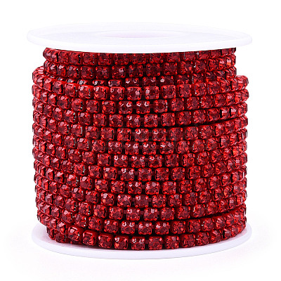 Electrophoresis Iron Rhinestone Strass Chains CHC-Q009-SS16-B07-1