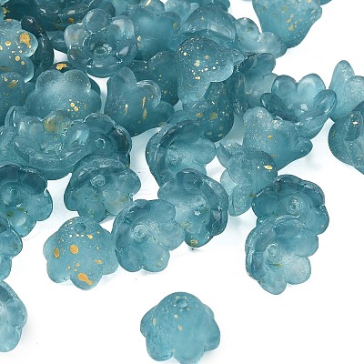 Frosted Glass Bead Cap FGLA-C001-01-1