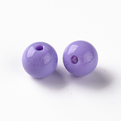 Opaque Acrylic Beads X-MACR-S370-C10mm-A32-1