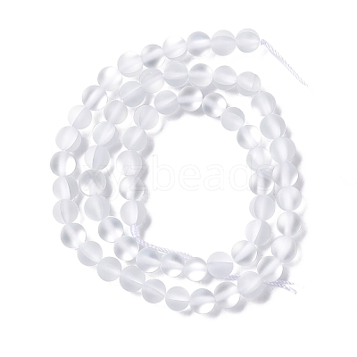Synthetic Moonstone Beads Strands G-E573-01A-16-1