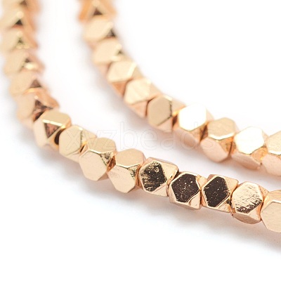 Electroplate Non-magnetic Synthetic Hematite Beads Strands G-L485-10A-LG-1