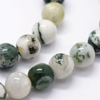 Natural Tree Agate Beads Strands X-G-I199-03-4mm-1
