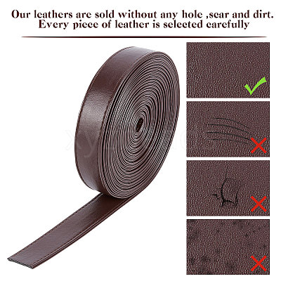 Flat PU Imitation Leather Cord LC-WH0006-05B-01-1