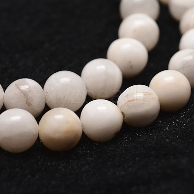 Natural White Crazy Lace Agate Bead Strands G-D840-55-8mm-1