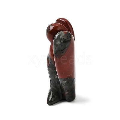 Natural Bloodstone Angel Figurine DJEW-N006-01A-21-1