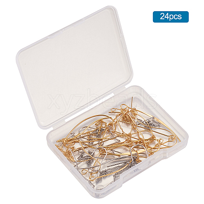 Brass Stud Earring Findings KK-TA0007-75-1
