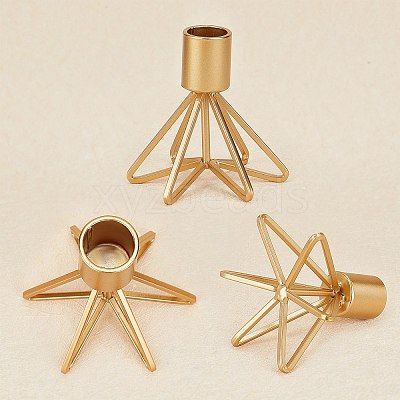 Iron Candle Holder AJEW-WH0171-59A-1