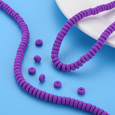 Handmade Polymer Clay Beads Strands CLAY-N008-55-1
