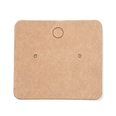 Blank Kraft Paper Earring Display Cards X1-CDIS-G005-05-1