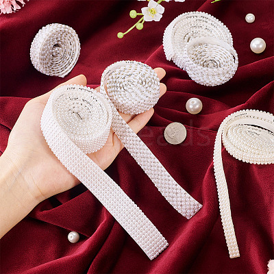 6Pcs Self Adhesive Resin Rhinestone & Plastic Tape DIY-TA0011-68-1