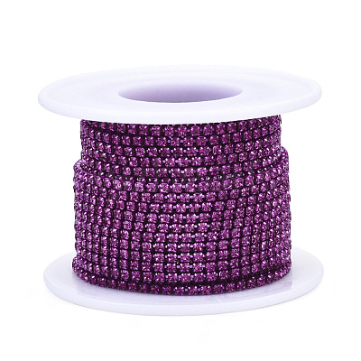 Electrophoresis Iron Rhinestone Strass Chains CHC-Q009-SS6.5-B14-1