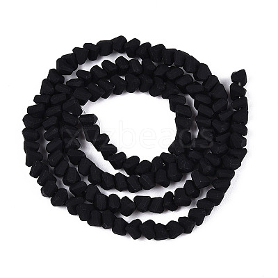 Frosted Opaque Glass Beads X1-GLAA-N017-4mm-01-1