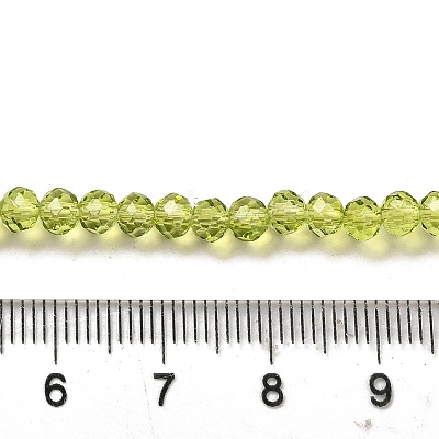 Transparent Baking Paint Glass Beads Strands DGLA-A034-T4mm-D05-1