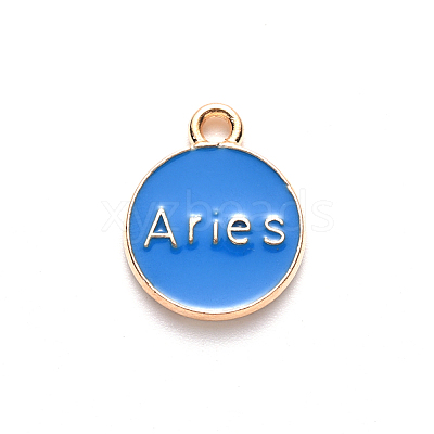 Alloy Enamel Pendants ENAM-S124-01B-02A-1